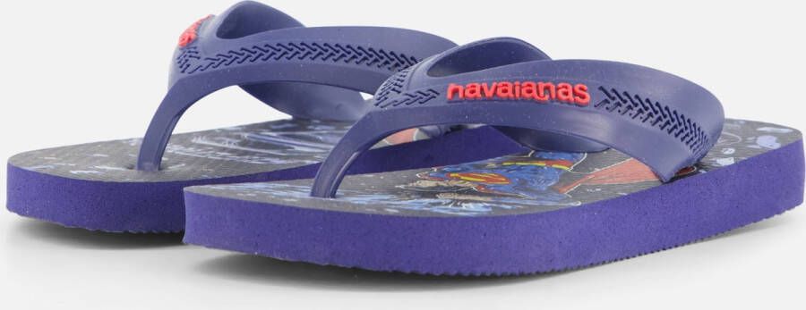 Havaianas Kids Max Herois Jongens Slippers Donkerblauw Rood