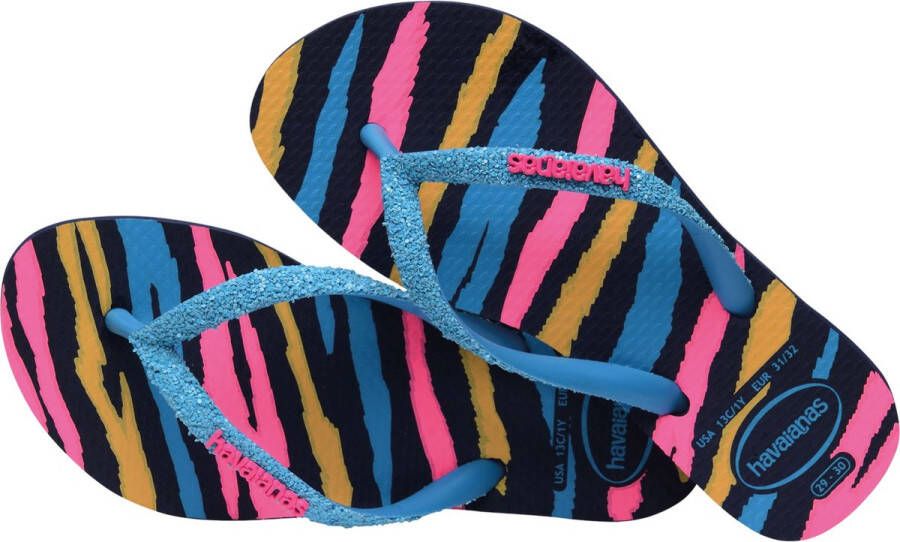 Havaianas KIDS SLIM GLITTER TRENDY Navy Unisex Slippers