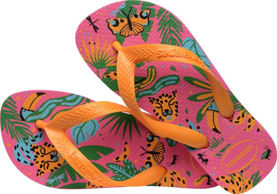 Havaianas KIDS TOP FASHION Roze Oranje Unisex Slippers