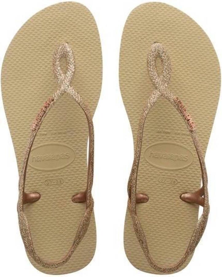 Havaianas Luna Premium II Dames Slippers Beige