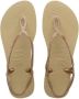 Havaianas Luna Premium II | Sand Grey Beige Rubber Teenslippers Dames - Thumbnail 1