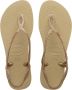 Havaianas Luna Premium II | Sand Grey Beige Rubber Teenslippers Dames - Thumbnail 2