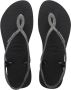 HAVAIANAS Teenslippers Dames Luna Premium Ii Maat: 41 42 Materiaal: Rubber Kleur: Zwart - Thumbnail 2