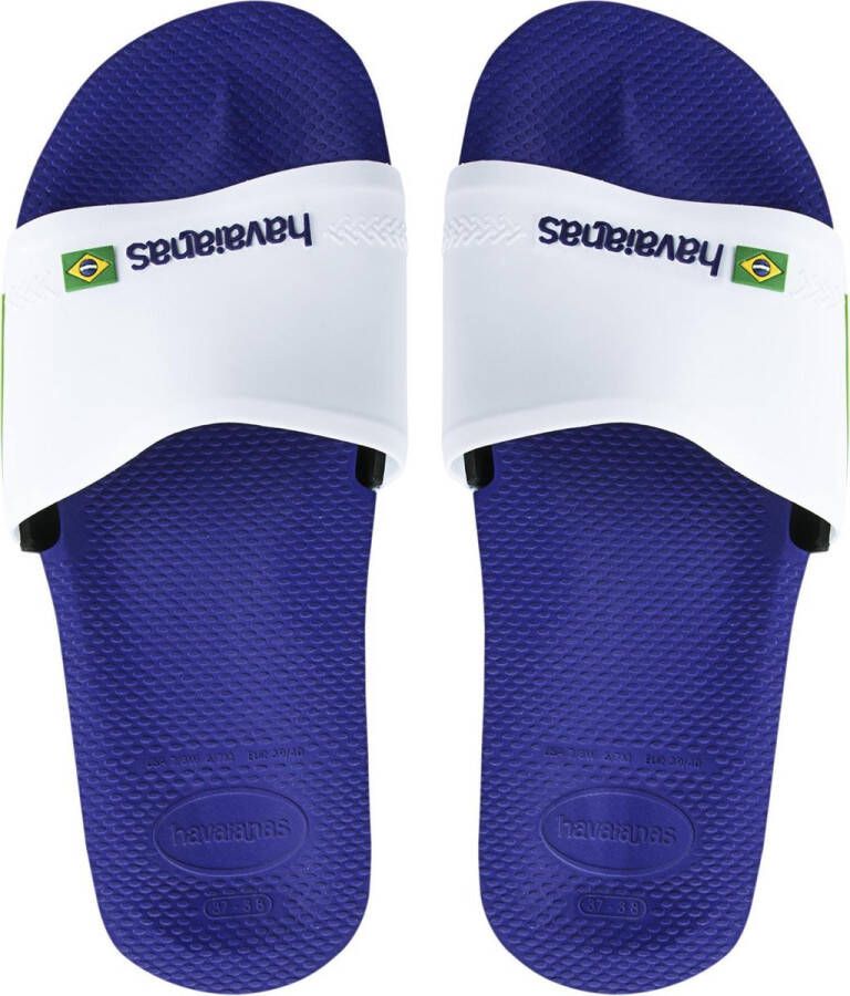 Havaianas Slide Brasil Blauw Badslippers Uniseks