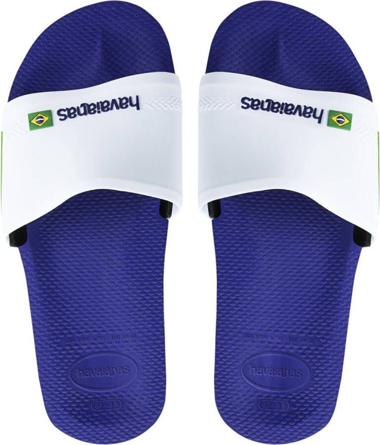 Havaianas Slide Brasil Blauw Badslippers Uniseks