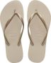 Havaianas Slim Teenslippers Dames Brown- Dames Brown - Thumbnail 1