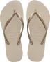 Havaianas Slim Teenslippers Dames Brown- Dames Brown - Thumbnail 1