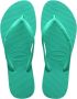 Havaianas Slim Groen Rubber Teenslippers Dames - Thumbnail 1