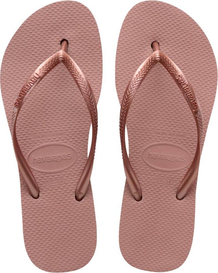 Havaianas NU 21% KORTING Teenslippers SLIM FLATFORM met lichte plateauzool