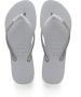 Havaianas Slim Glitter Dames Slippers Ice Grey - Thumbnail 6