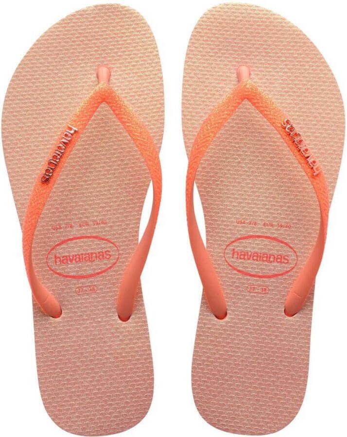 Havaianas Slim Glitter Flip Flops Dames Pink- Heren Pink