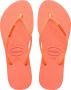 Havaianas Slim Glitter Neon Dames Slippers Coral Spark - Thumbnail 1