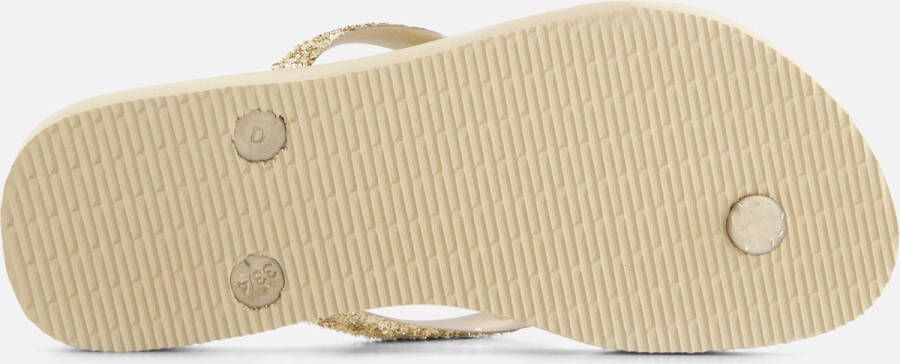 Havaianas Slim Glitter Slippers beige Rubber