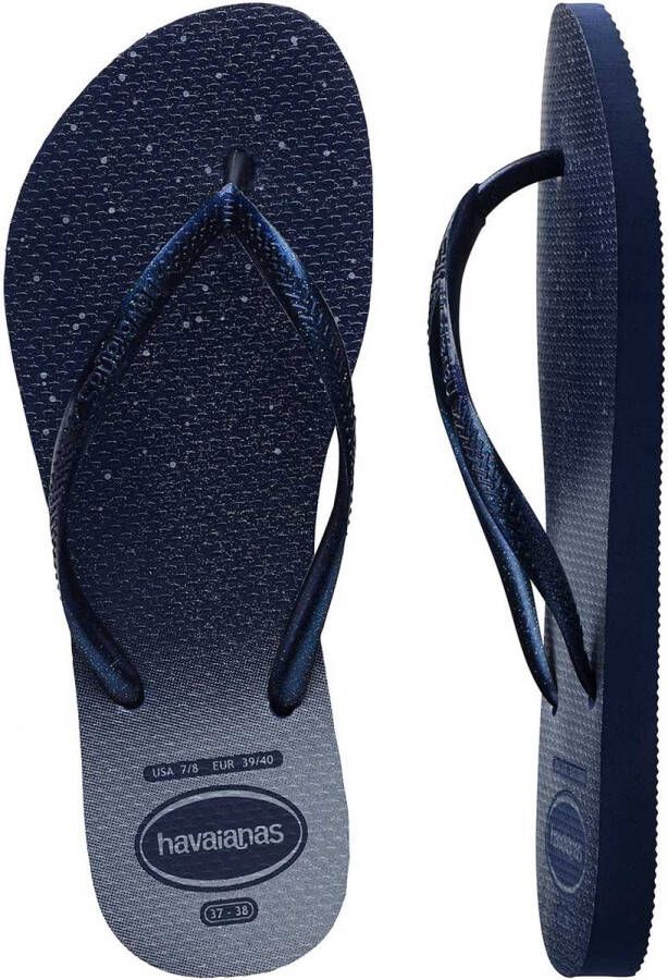 Havaianas SLIM GLOSS Navy blue