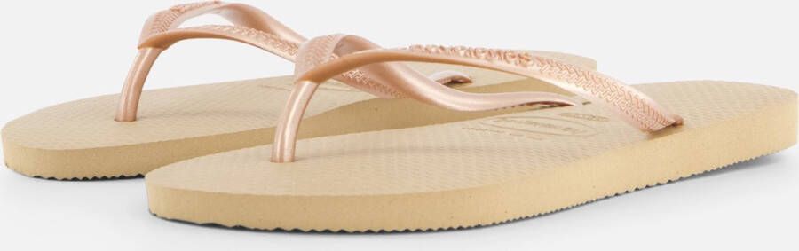 Havaianas Slim Slippers beige Rubber Dames