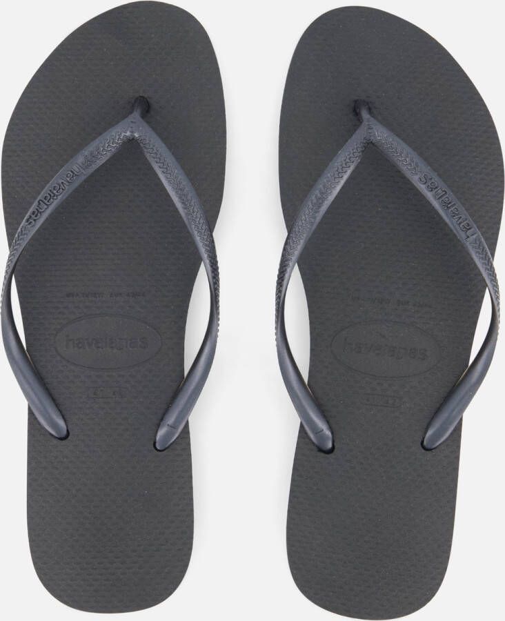 Havaianas Slim slippers zwart Rubber