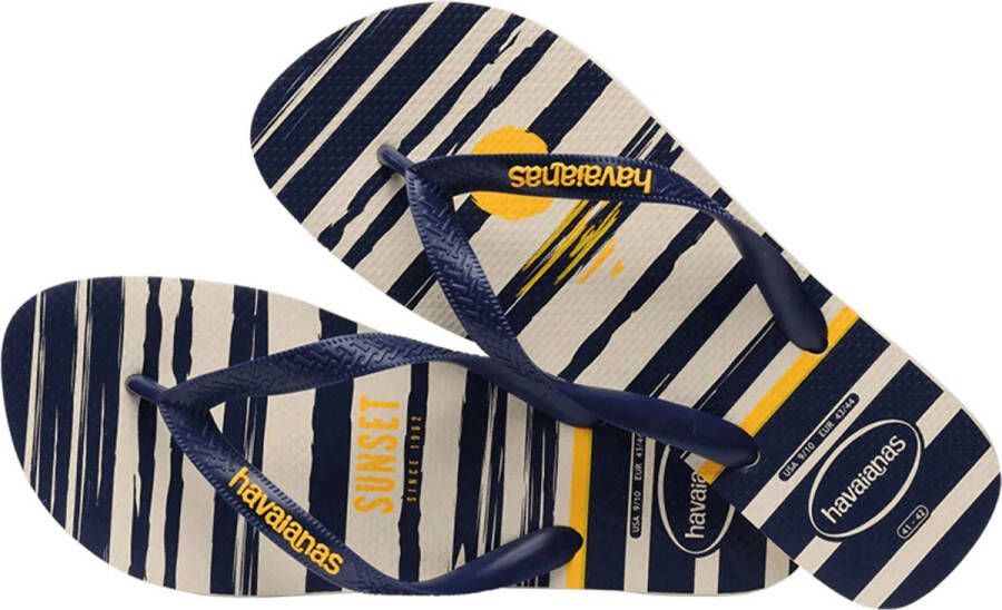 Havaianas Top Nautical teenslippers beige navy - Foto 2