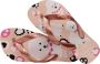 Havaianas teenslippers rosé Meisjes Rubber 31 32 - Thumbnail 2