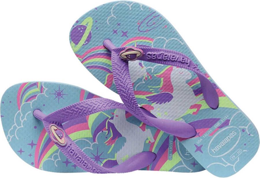 Havaianas teenslippers paars blauw Rubber 27 28 - Foto 2