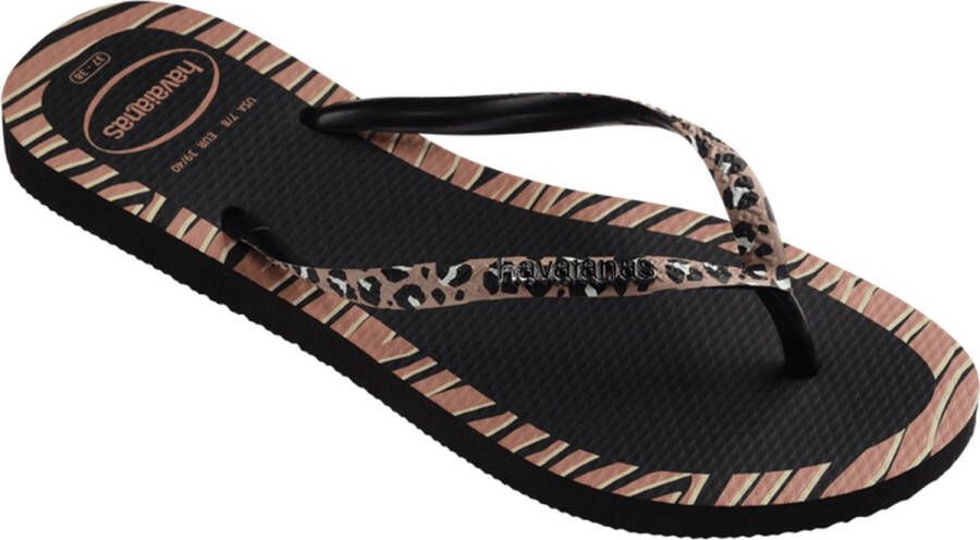 Havaianas 4147966 slim animals fashion zwart Kleur Zwart)