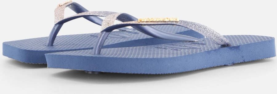 Havaianas Slippers Teenslippers Female Square glitter Blauw - Foto 5