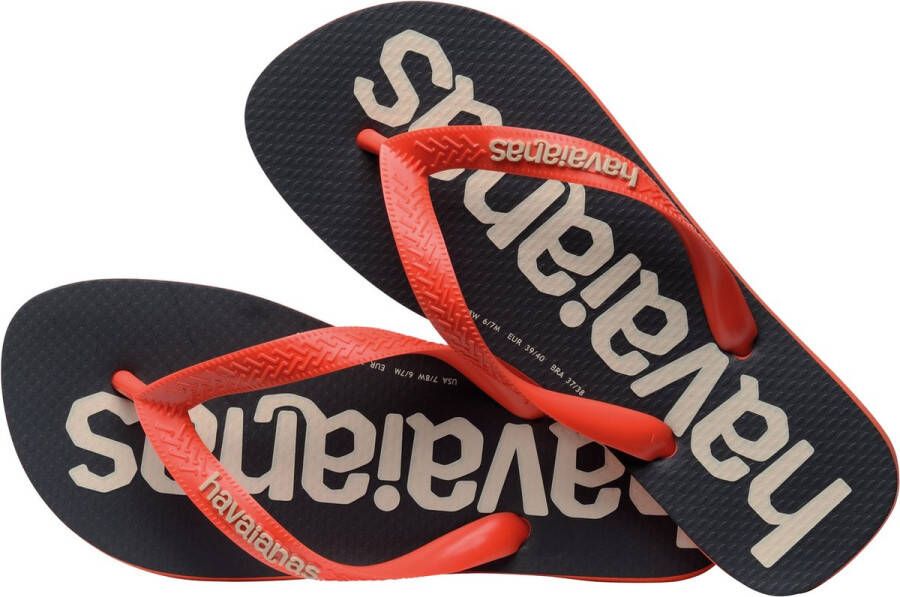 Havaianas TOP IA 2 Rood Zwart Unisex Slippers