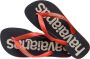 Havaianas TOP IA 2 Rood Zwart Unisex Slippers - Thumbnail 1