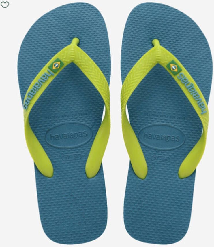 Havaianas Teenslippers Brasil Logo zomerschoen slippers poolslides met logo-opschrift - Foto 1