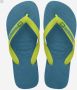 Havaianas Teenslippers Brasil Logo zomerschoen slippers poolslides met logo-opschrift - Thumbnail 1