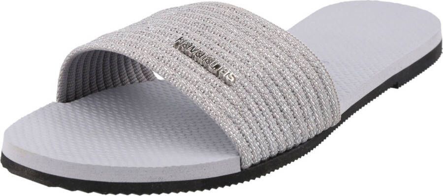 Havaianas Comfortabele Slippers voor de Zomer Gray Dames