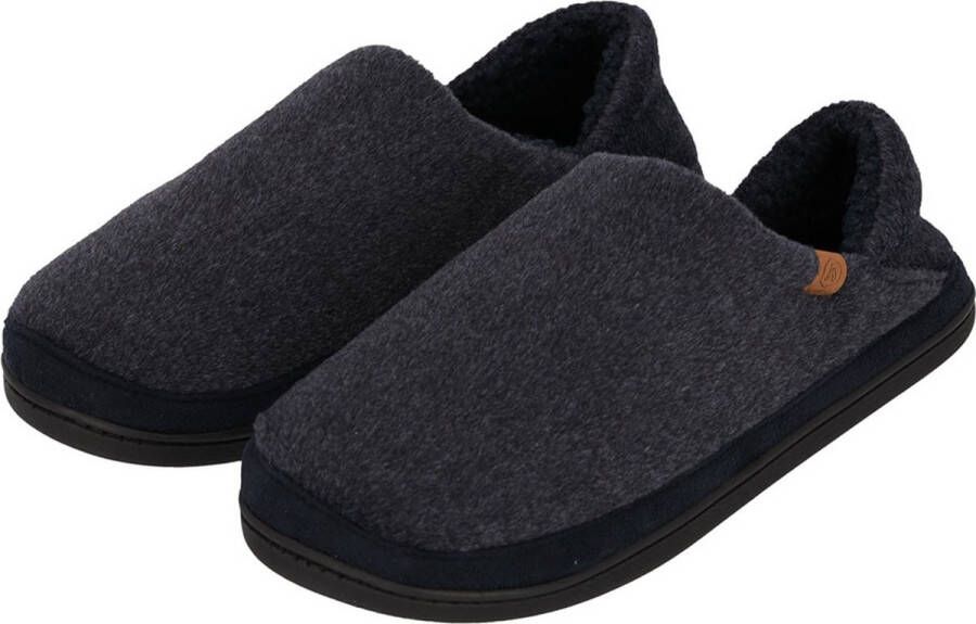 Heat Essentials Pantoffels Heren Sloffen Heren Denim Blauw 45-46 Spaanse Sloffen Slippers Heren Huissokken