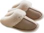 Heavency® Pantoffels en Fluffy Open Sloffen met Pluche Voering Antislip Zool – Heavency ® Grijs - Thumbnail 1