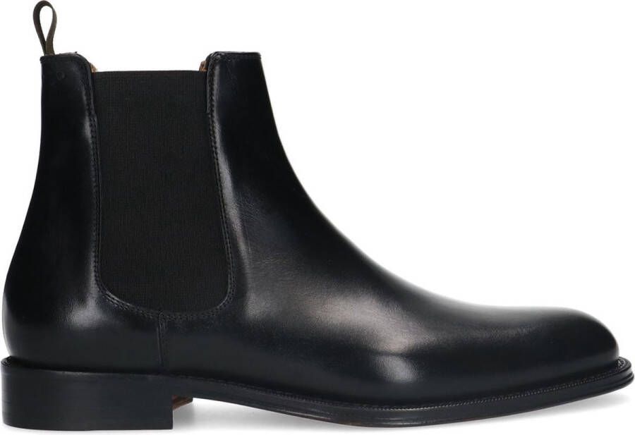 Heritage Heren Zwarte leren chelsea boots Schoenen