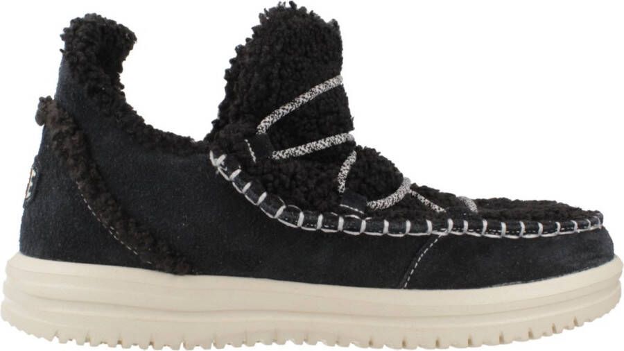 Hey Dude CAMDEN SUEDE COZY Zwart