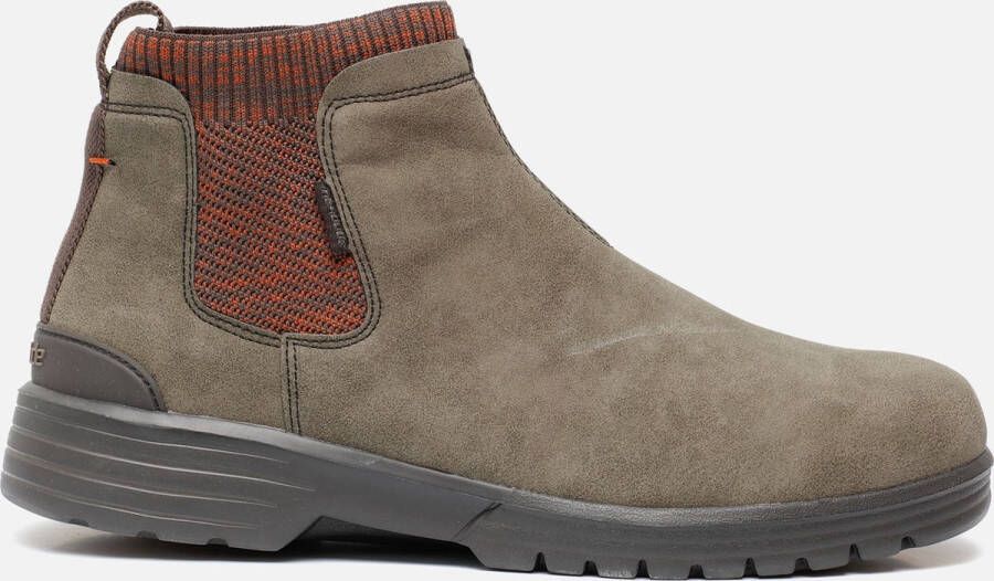 HEYDUDE Hey Dude Chelsea boots Scott Grip suede groen Heren