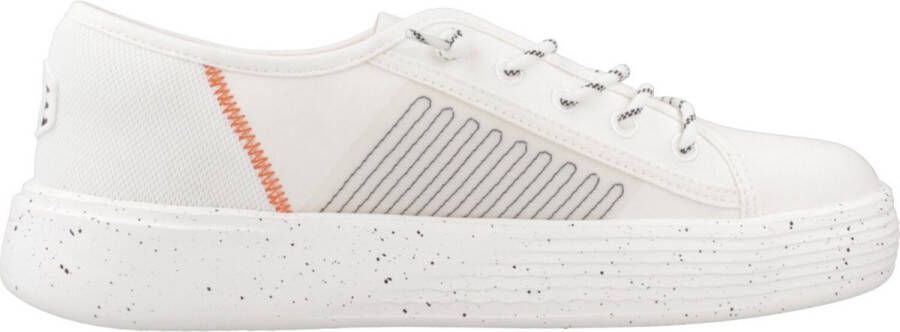 Hey Dude Sportieve Heathered Sneakers White Dames