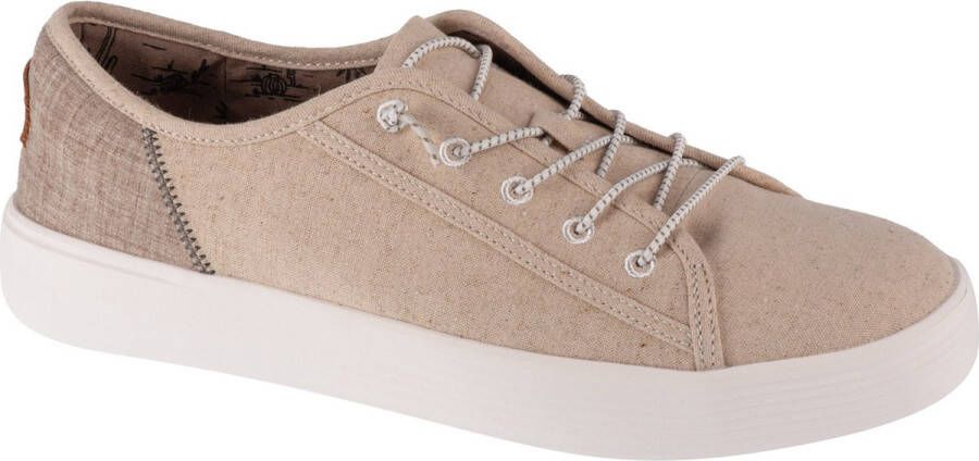 Hey Dude Craft Linen 40180-100 Mannen Wit Sneakers