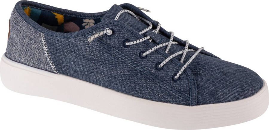 Hey Dude Craft Linen 40180-410 Mannen Marineblauw Sneakers