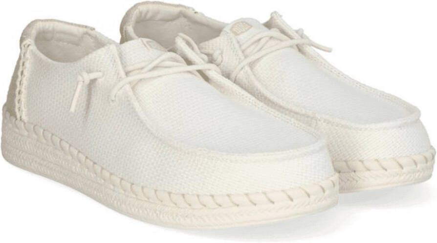 Hey Dude Dames Sneaker Wendy Espadrille Woven Wit