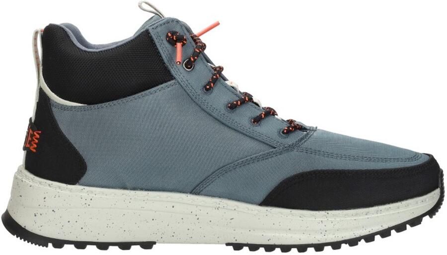 Hey Dude Tahoe Nylon Veterschoenen Hoog blauw