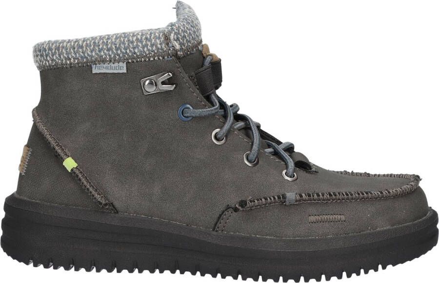 Hey Dude HEYDUDE Bradley Youth Boots Granite | Grijs | Gerecycled Leer