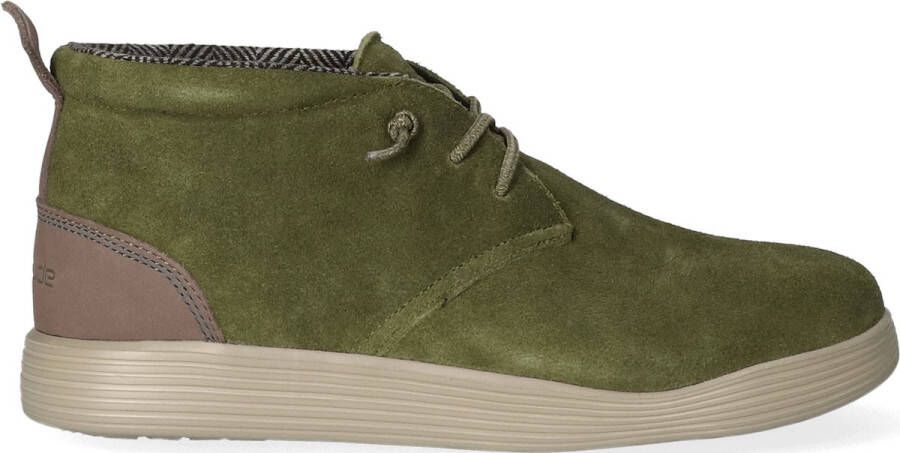 Hey Dude HEYDUDE Jo Heren Boots Olive | Groen | Suède