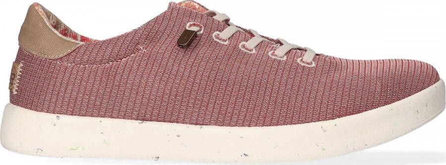 Hey Dude HEYDUDE Kob Eco Sox Heren Sneakers Redwood | Rood | Gerecyclede PET flessen