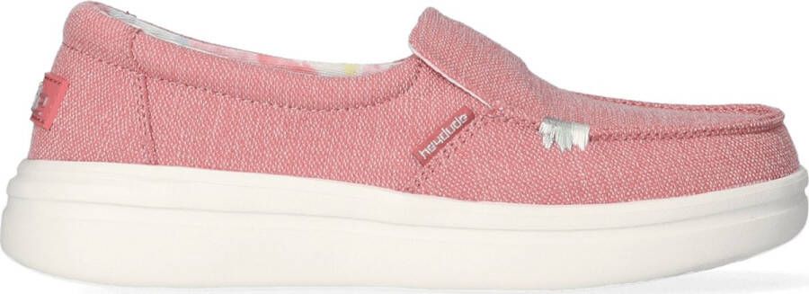 Hey Dude Boho-Cool Moccasin Misty Rise Collection Pink Dames