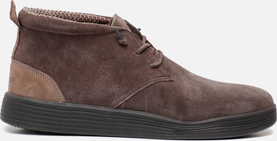 Hey Dude JO veterschoenen Bruin Suede 382230 Heren