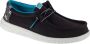 Hey Dude Wally H2O Tropical 40702-0FF Mannen Zwart Sneakers - Thumbnail 3