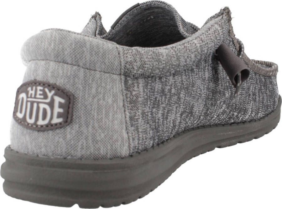 Hey Dude Sportieve Gebreide Veterschoenen Gray Heren