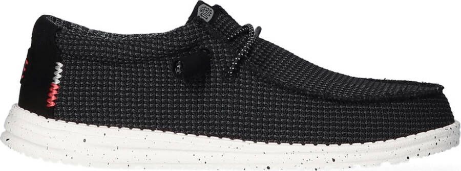 Hey Dude Wally Sport Mesh Black-White