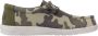 Hey Dude Camo Adventure Sneaker Green Heren - Thumbnail 1