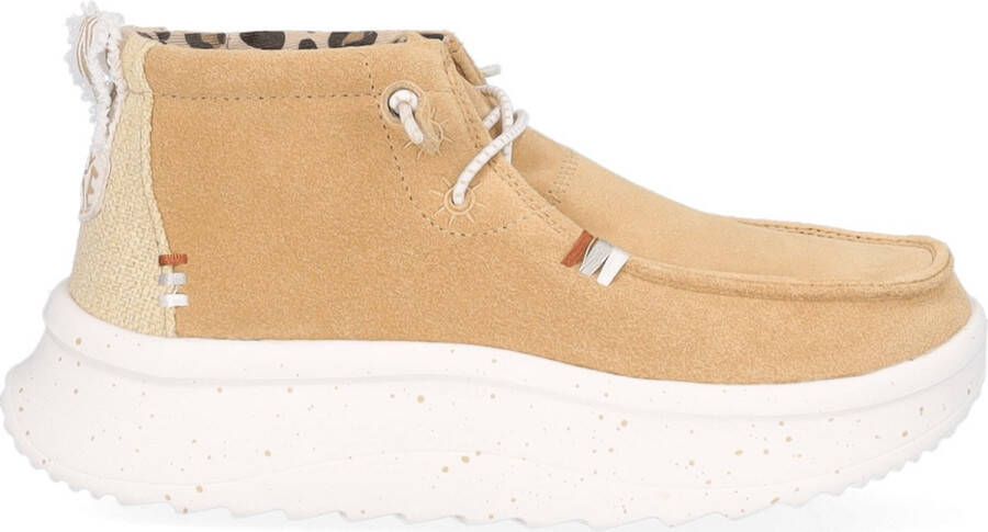 Hey Dude Wendy Peak Hi Suede Tan Wandelschoenen Dames